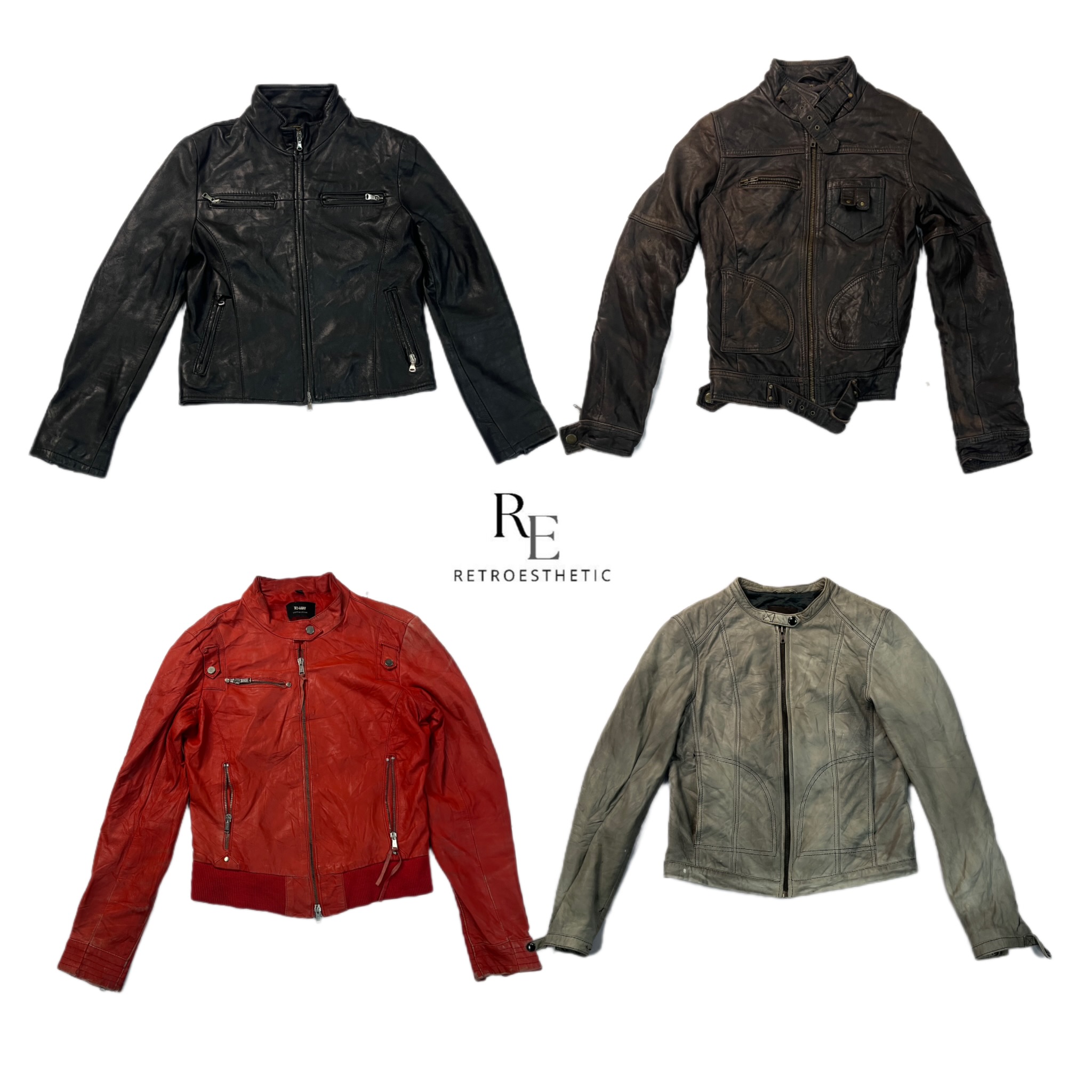 Y2K NYC IT Girl Leather Jackets RE-2421