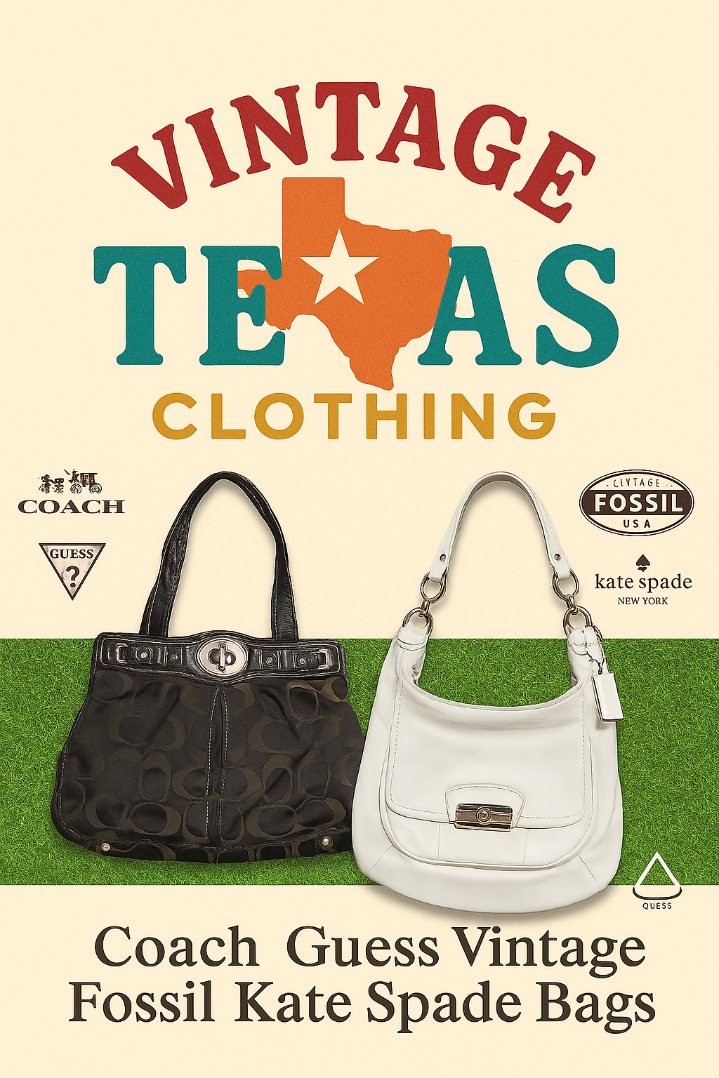 Coach Guess Vintage Fossil Kate Spade バッグ