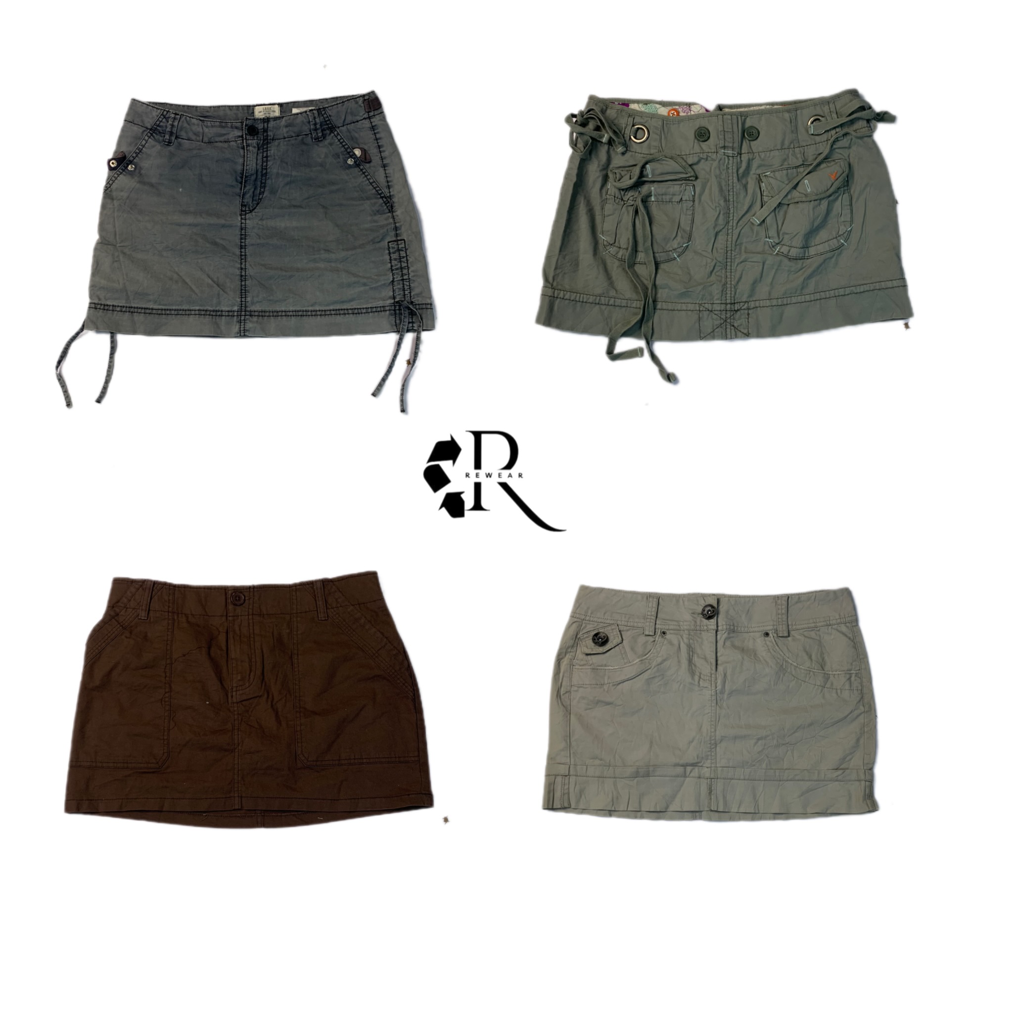 Y2K IT Girl Baumwoll-Minirock RW-1203