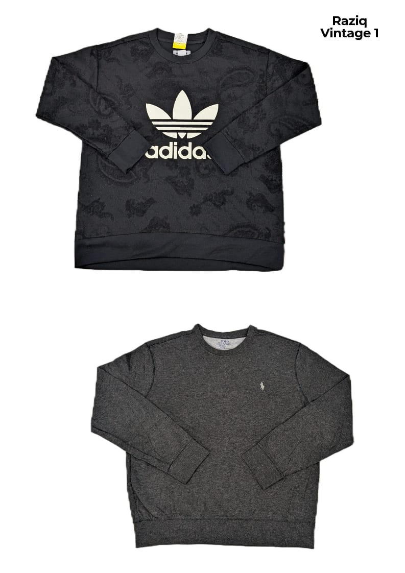 ミックスブランドのスウェットシャツ