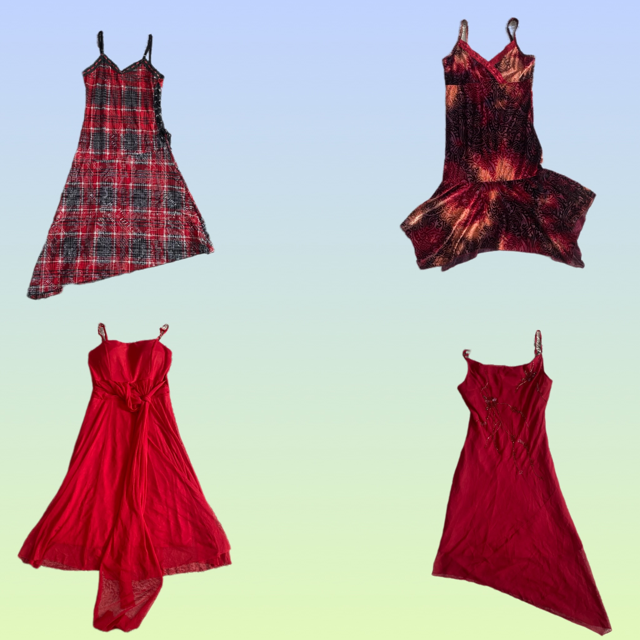 Vestidos Maxi para la cita del Y2K (TS-1435)