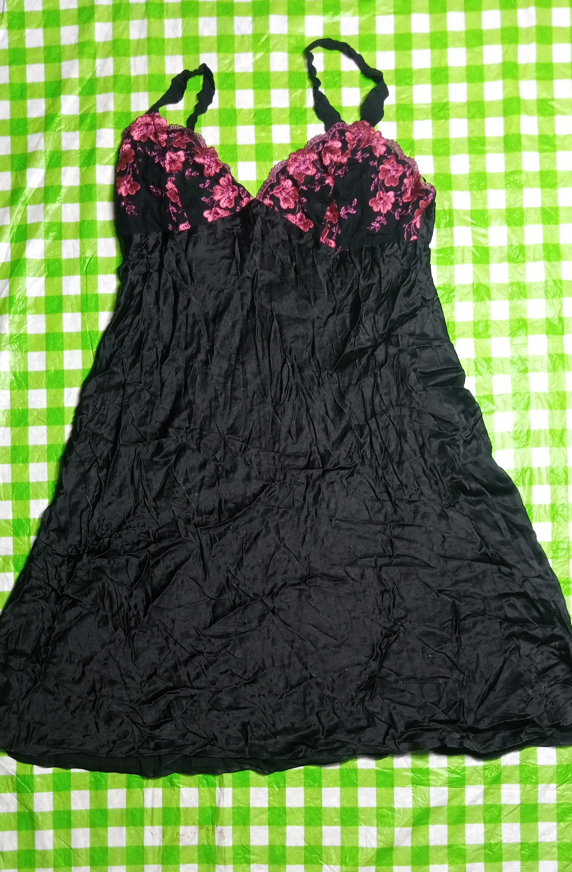 SR#015, Y2K ファンタスティックシルクミディドレス