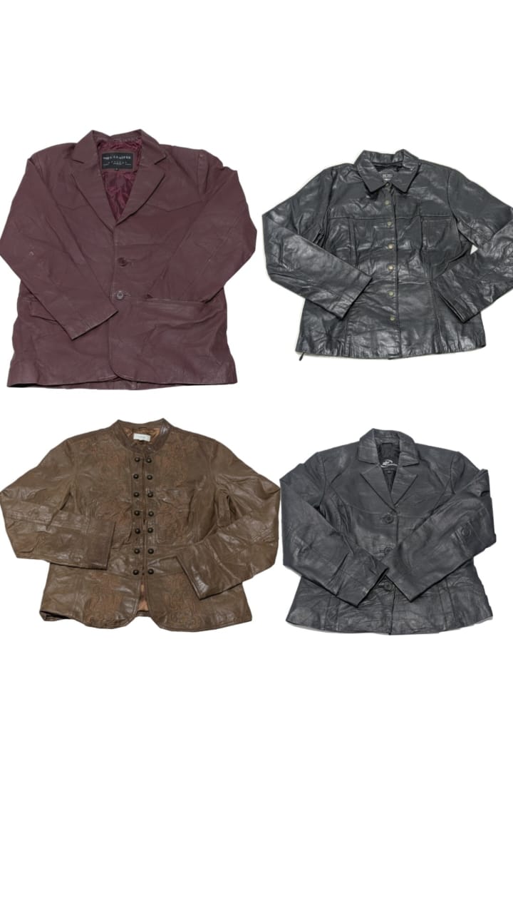 YV59 Leather Blazer Jackets