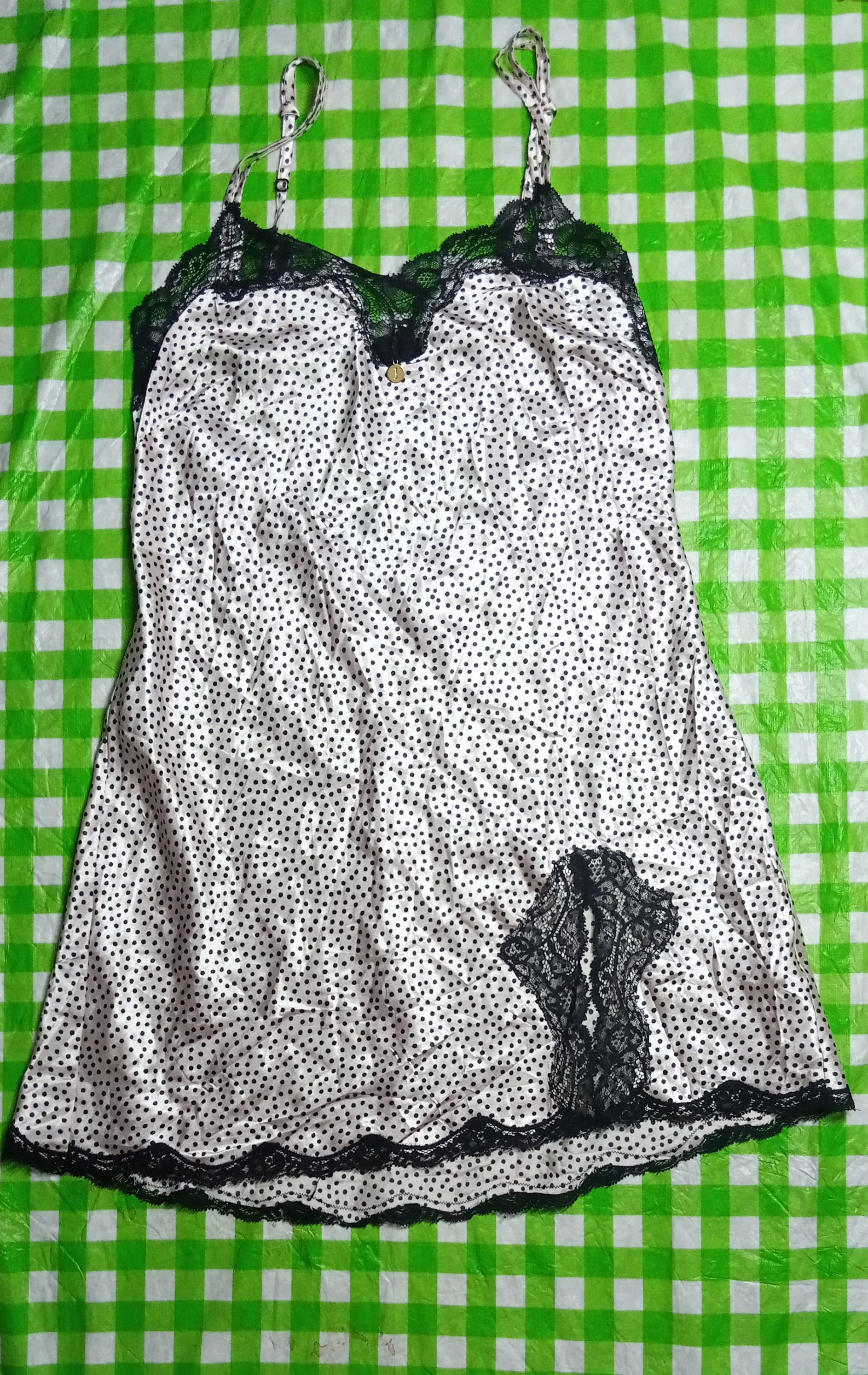 SR#016, Y2Kセクシーシルクミディドレス