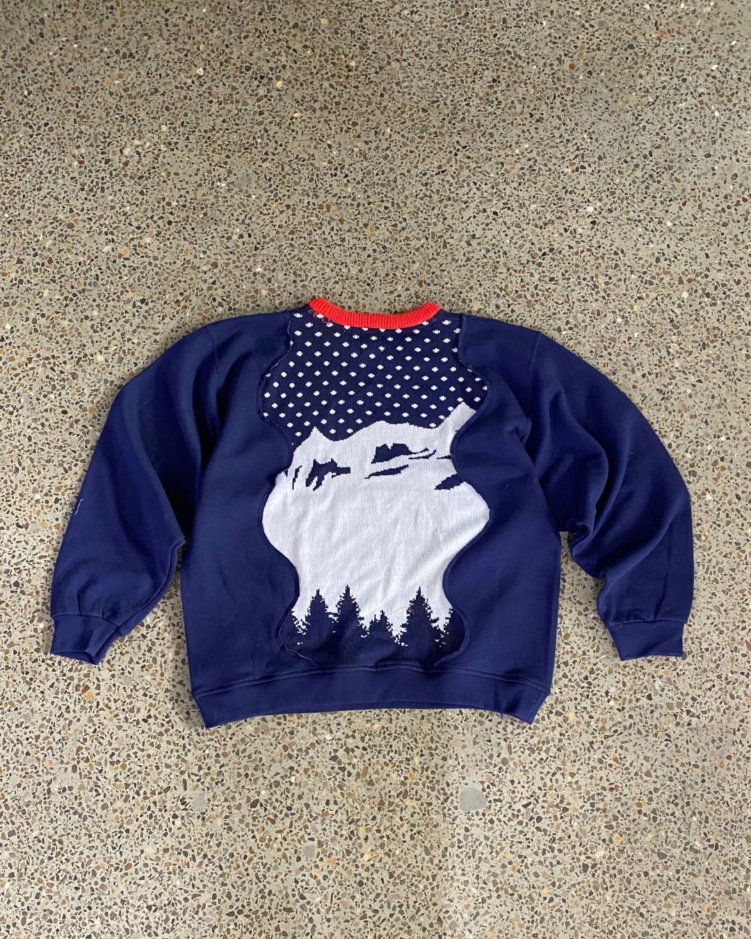 Pull de Noël recyclé