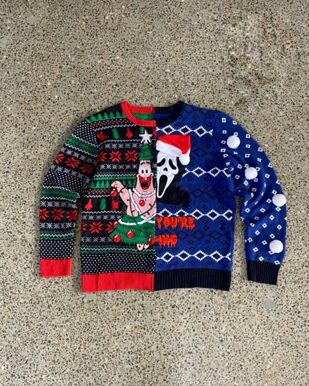 Pull Noël en mode recyclé