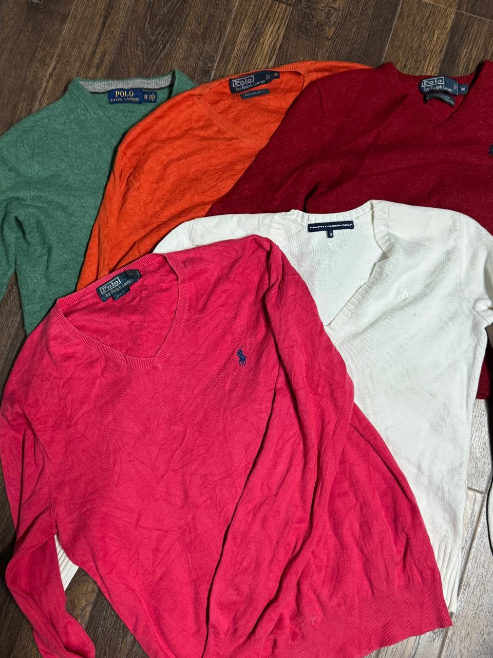 Authentic Polo Ralph Lauren V-Neck Sweaters