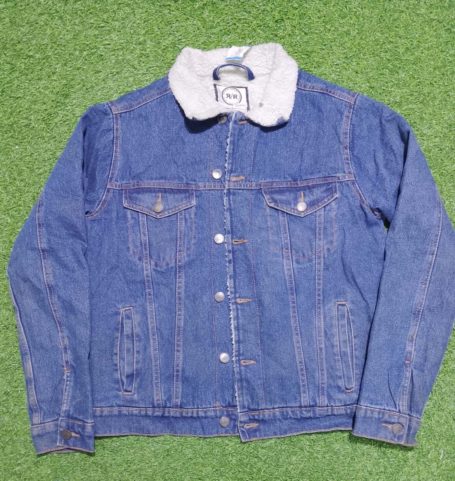 デニムとコーデュロイのジャケット