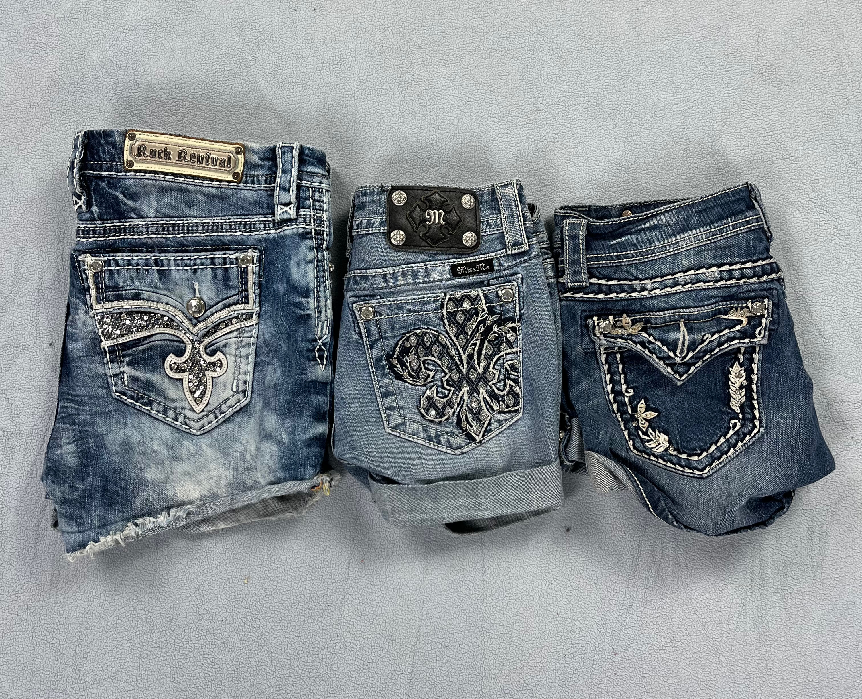 Miss Me / True Religion / Rock Revival Shorts Bundle (20 Pieces) – RF#0057