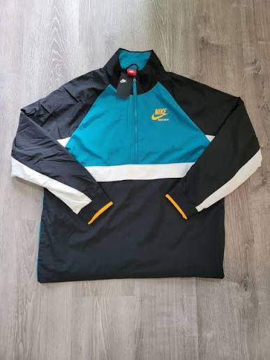 Nike track jacket half zip