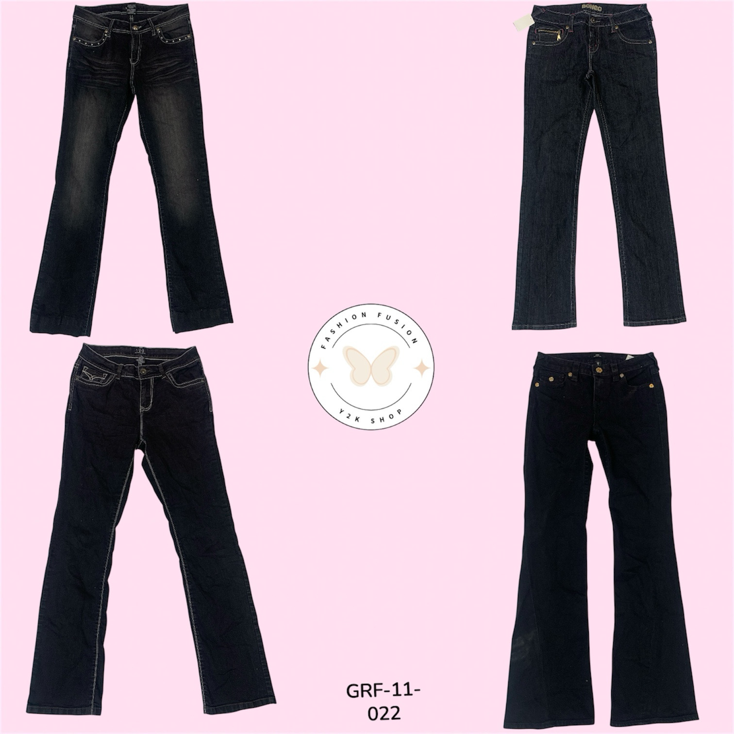 Black Flared Jeans – Timeless Everyday Denim (GRF-11-022)