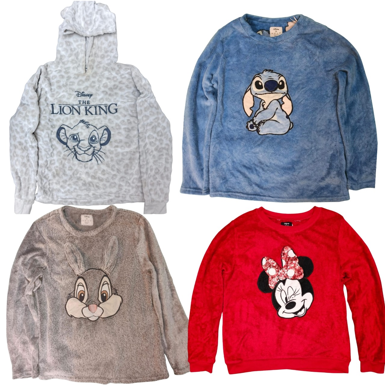 Disney Characters Fleece Sweatshirt | Warm Winter Pullover Top