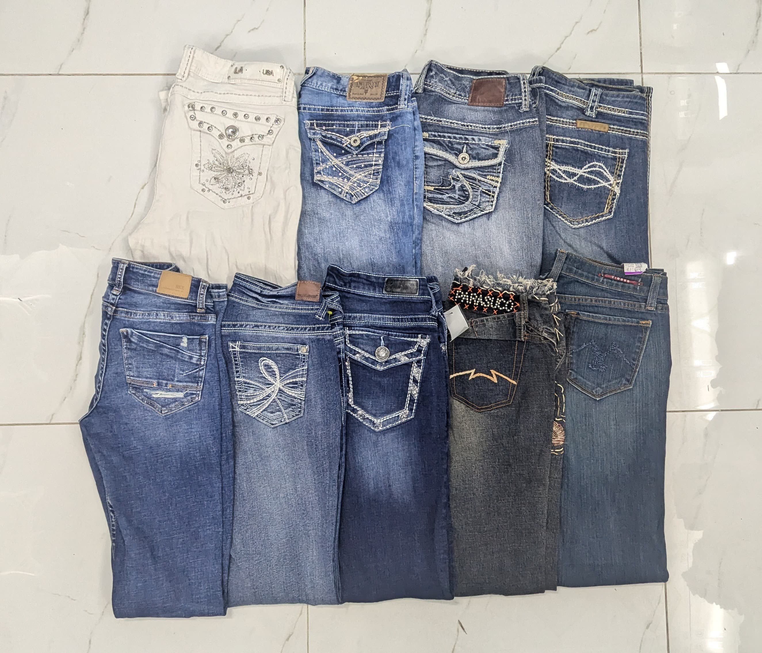 Jean bootcut femmes Y2K