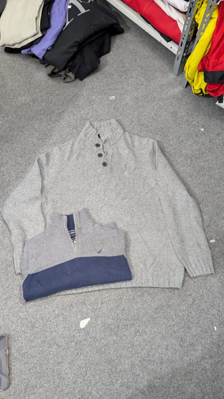 「ナウティカ ミックス コレクション ハーフジップ、カーディガン & セーター」