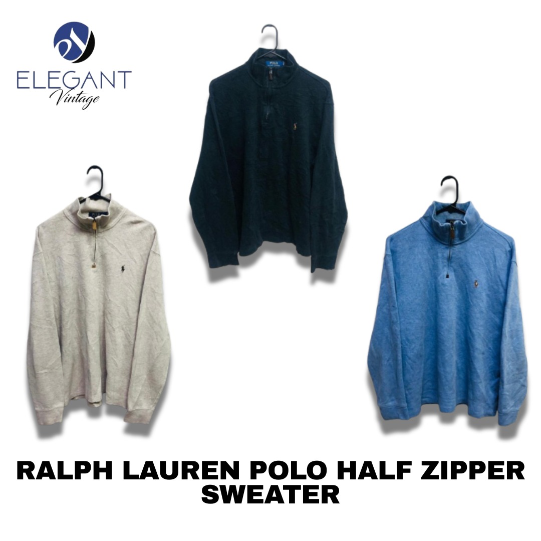 ラルフ・ローレン ポロ ハーフジッパー セーター - EVM0284
