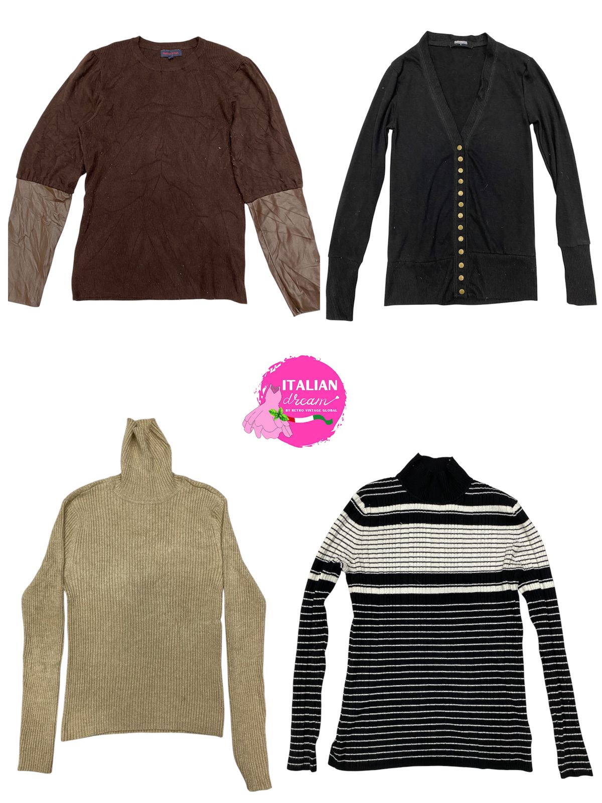 Y2k einzigartiger Strickwaren