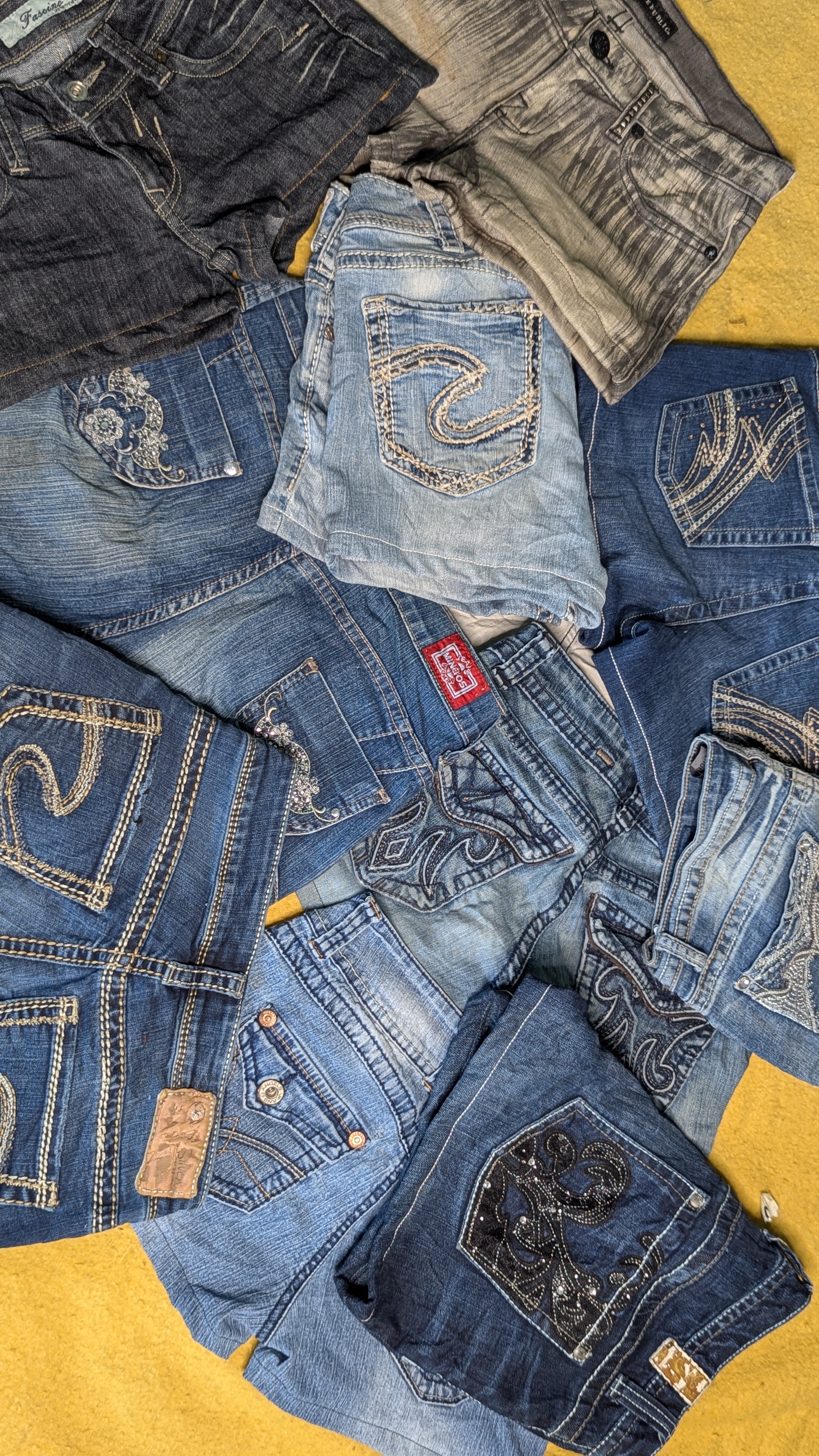 Y2K Mini denim shorts (0016)