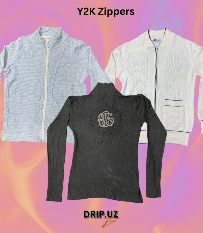 Y2K style Zipper Jackets