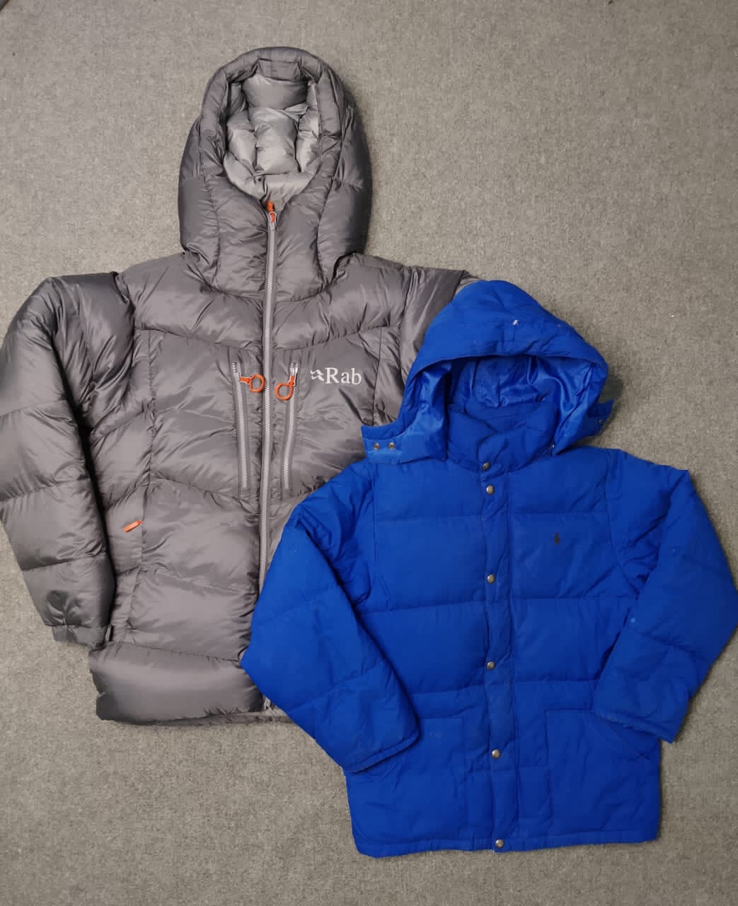 Rab and polo mix puffer jacket