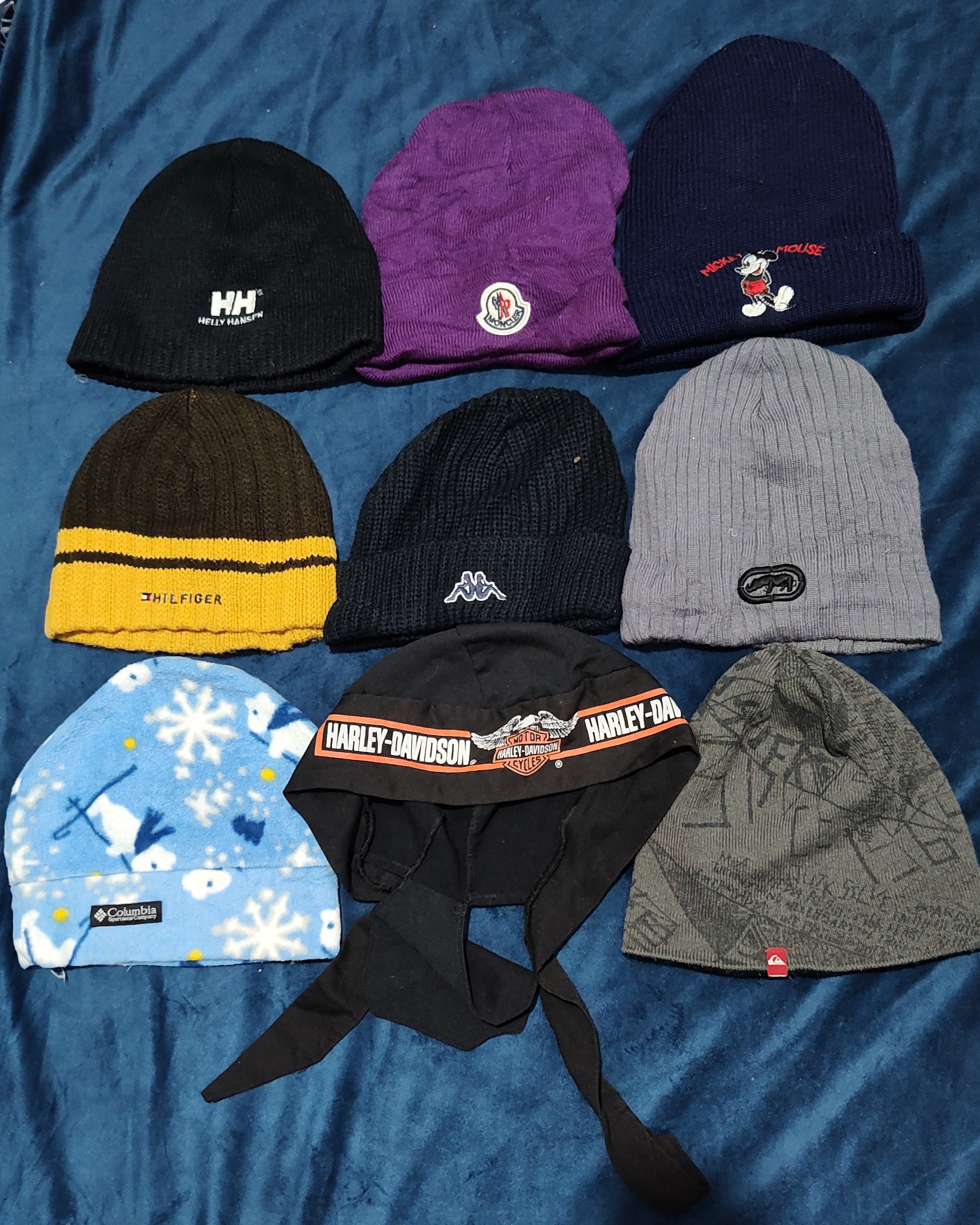 ハーレーダビッドソンとミックスブランドのビーニー