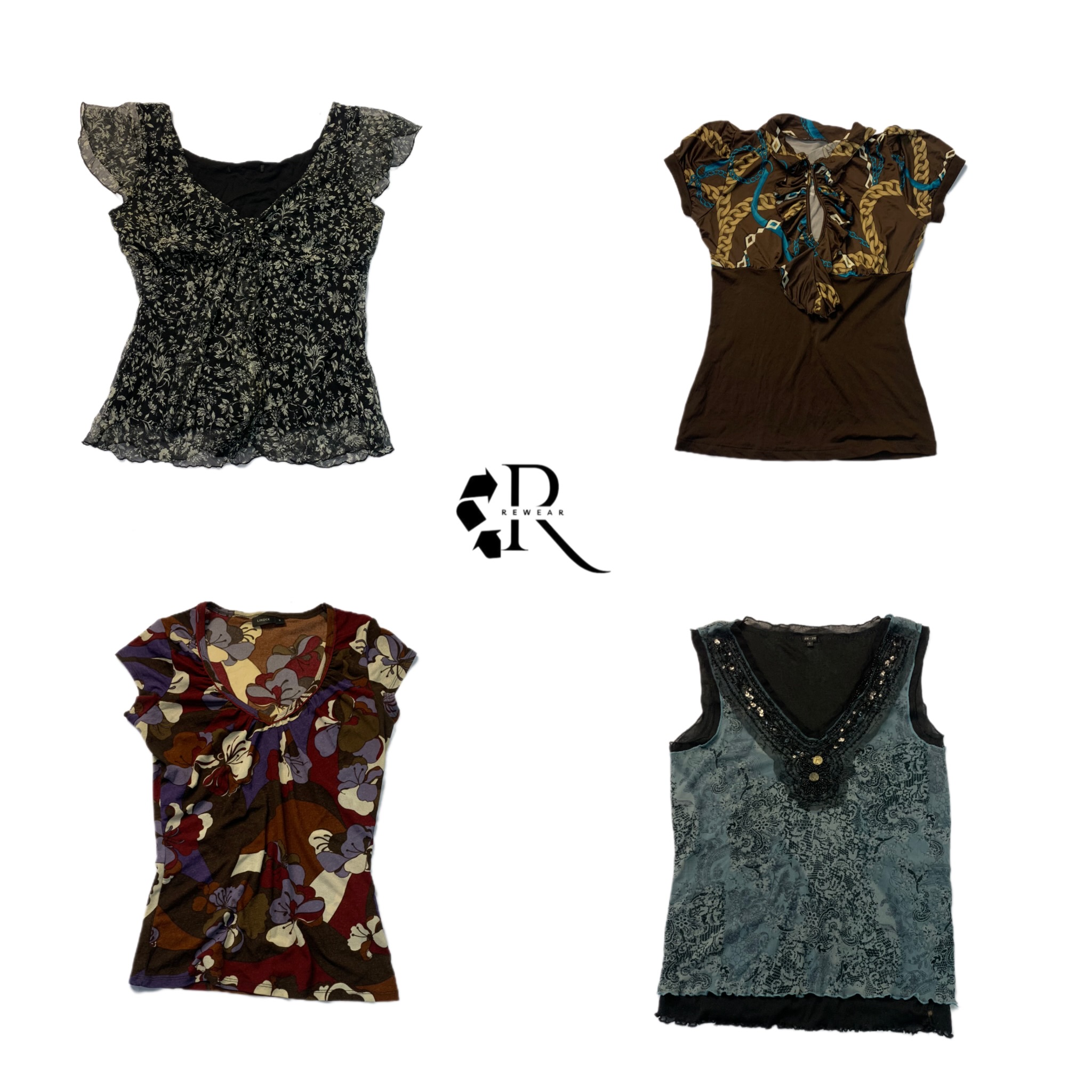 Y2K Grunge tops senza maniche RW-1211