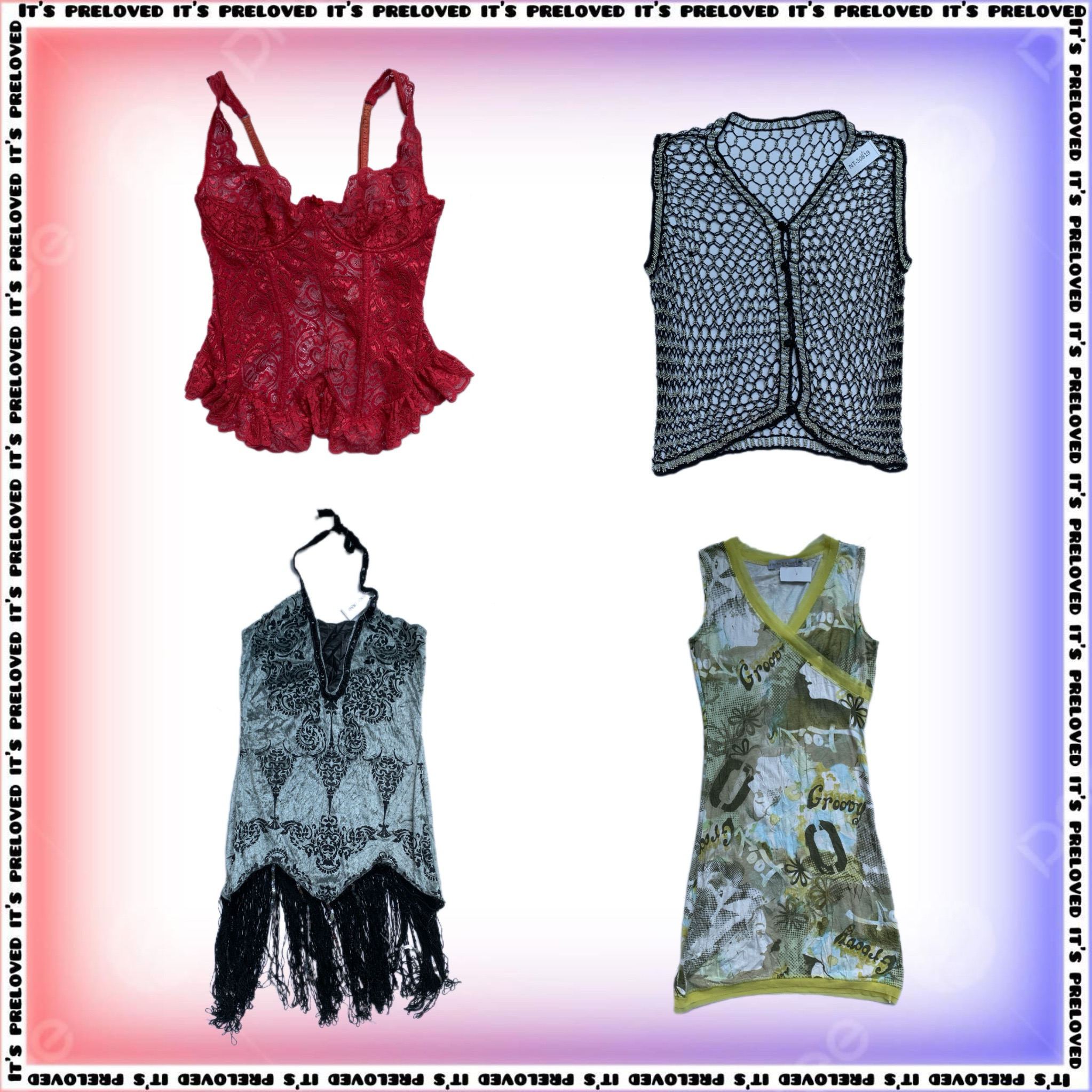 Frühe 2000er It-Girls - Tops, Kleider, Röcke (SS-1586)