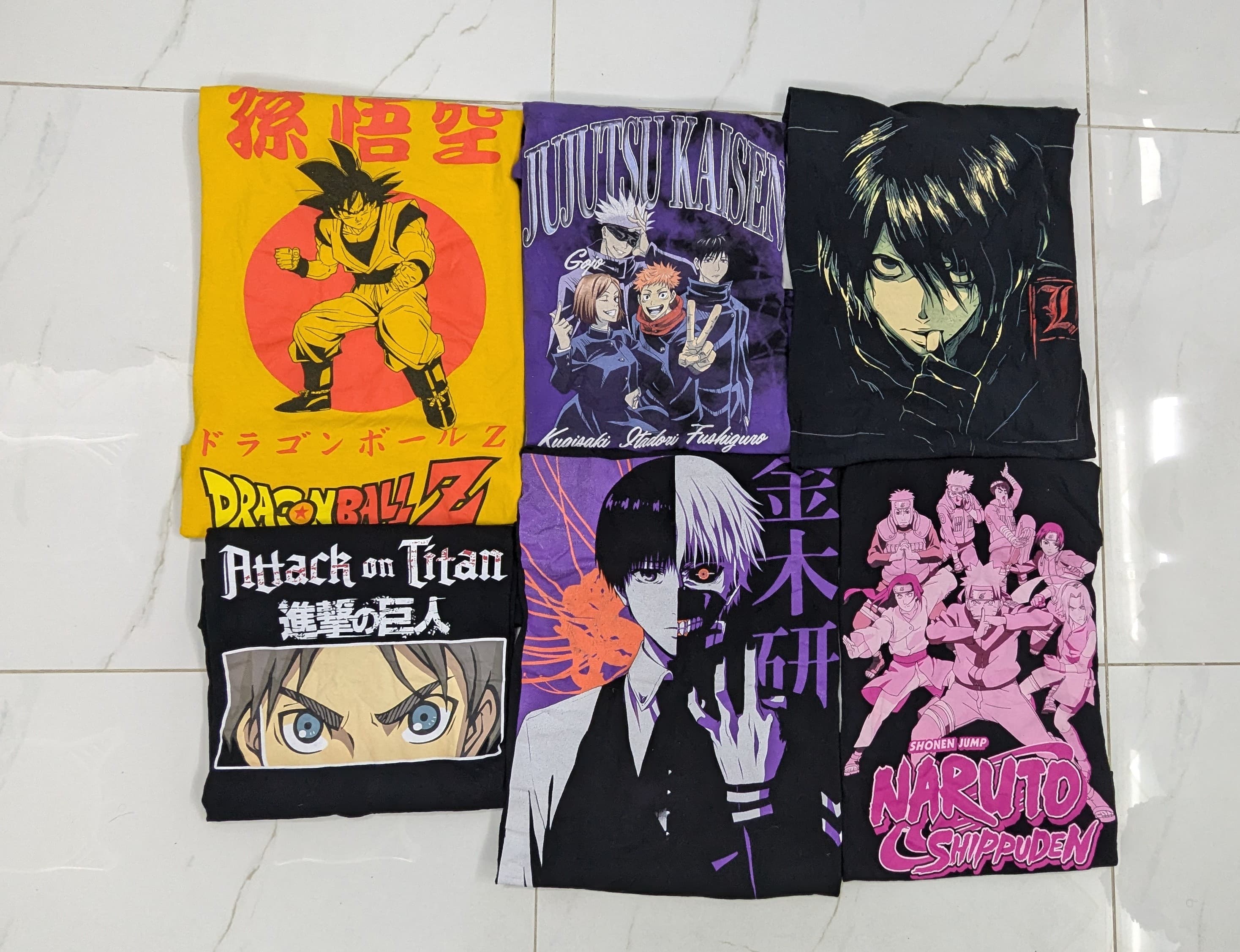 Japanese Cartoon Tshirts