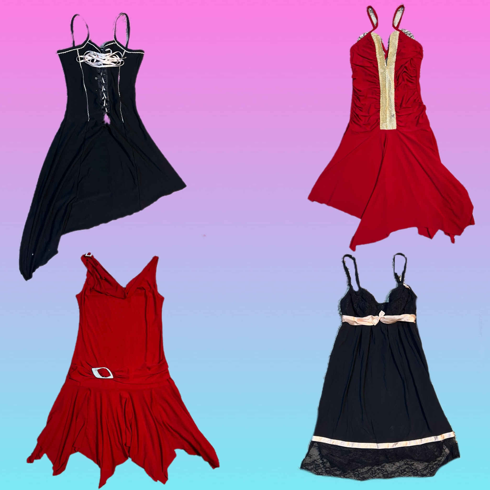 Y2K Date night Romantic Dresses (TH-089)
