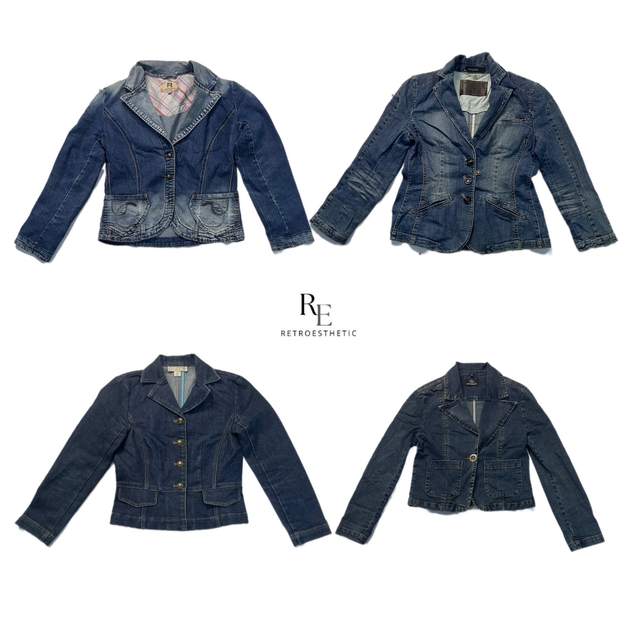 Y2K Cyber Era Girl Denim Jackets 2434