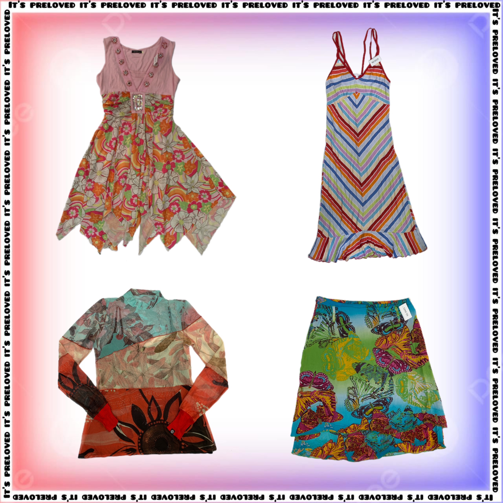 Rainbow Babe Edit - Tops, Dresses, Skirts (SS-1589)