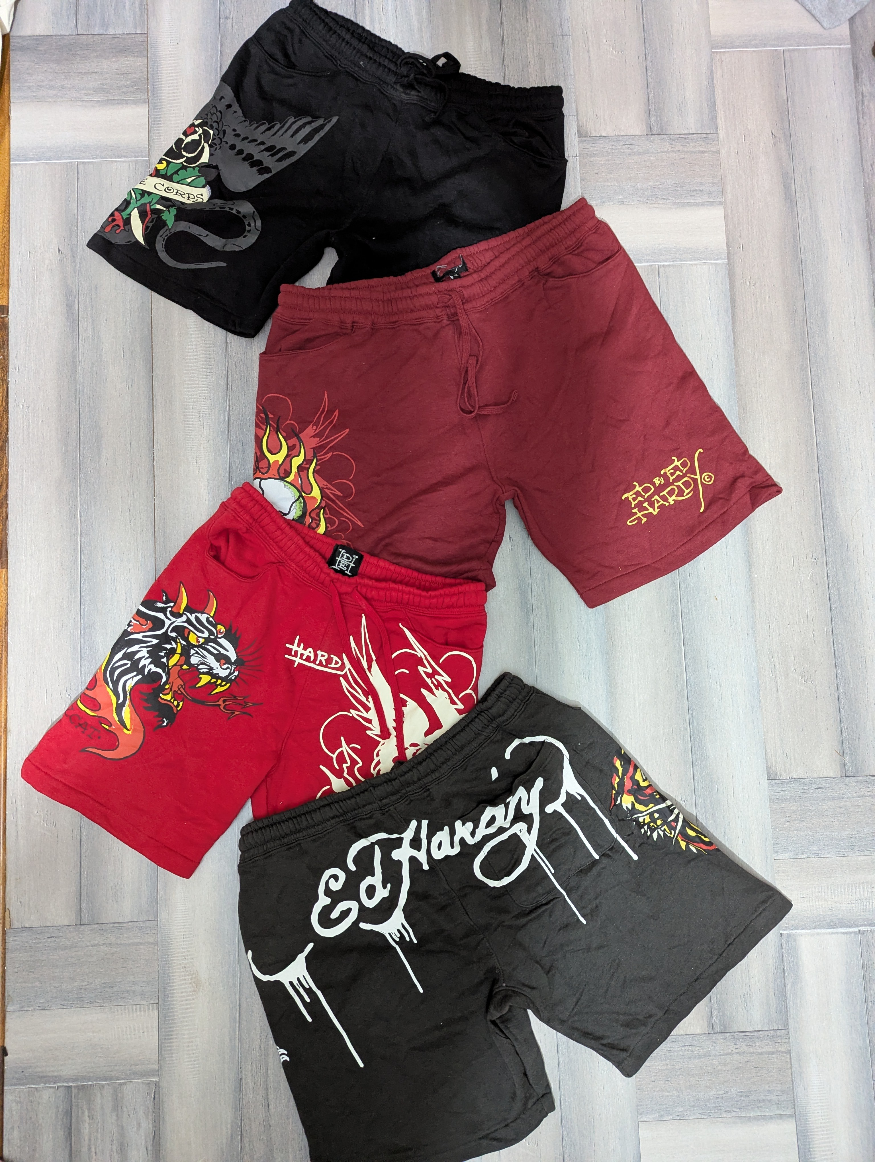 Ed Hardy men's shorts, Mix Colours
