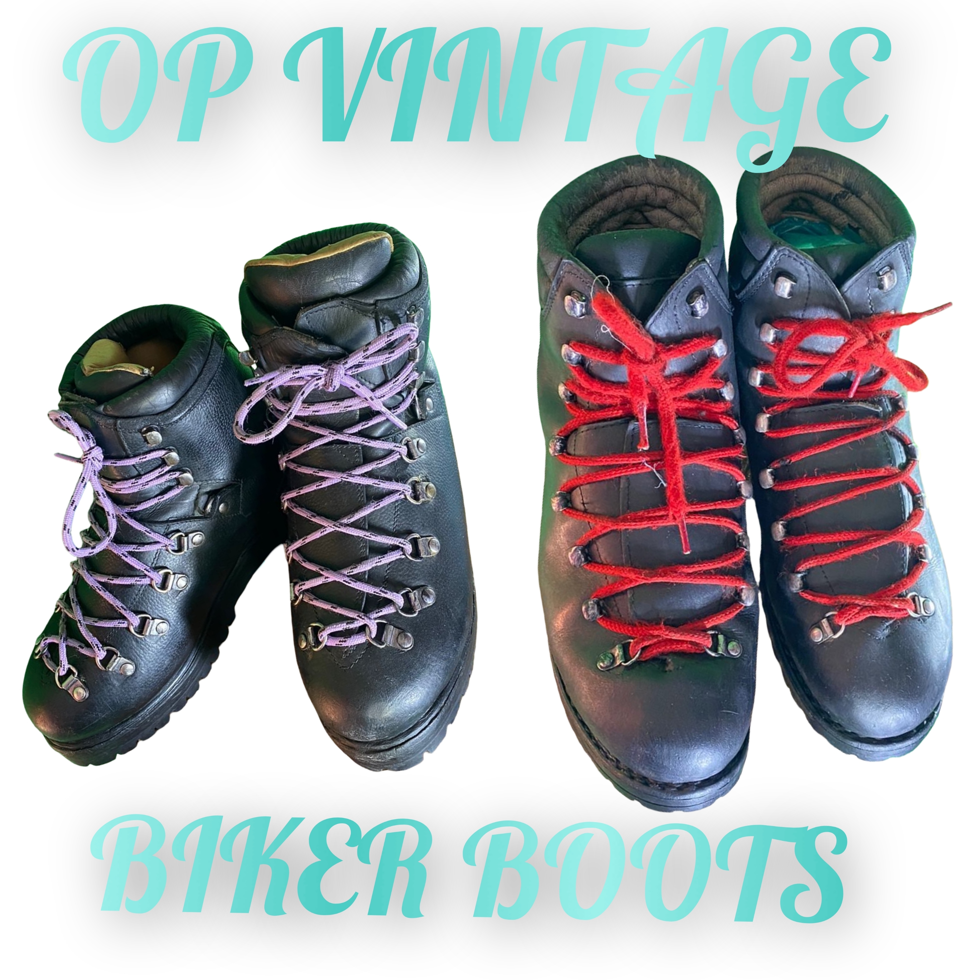 Op vintage 0052 ベストバイカーブーツ