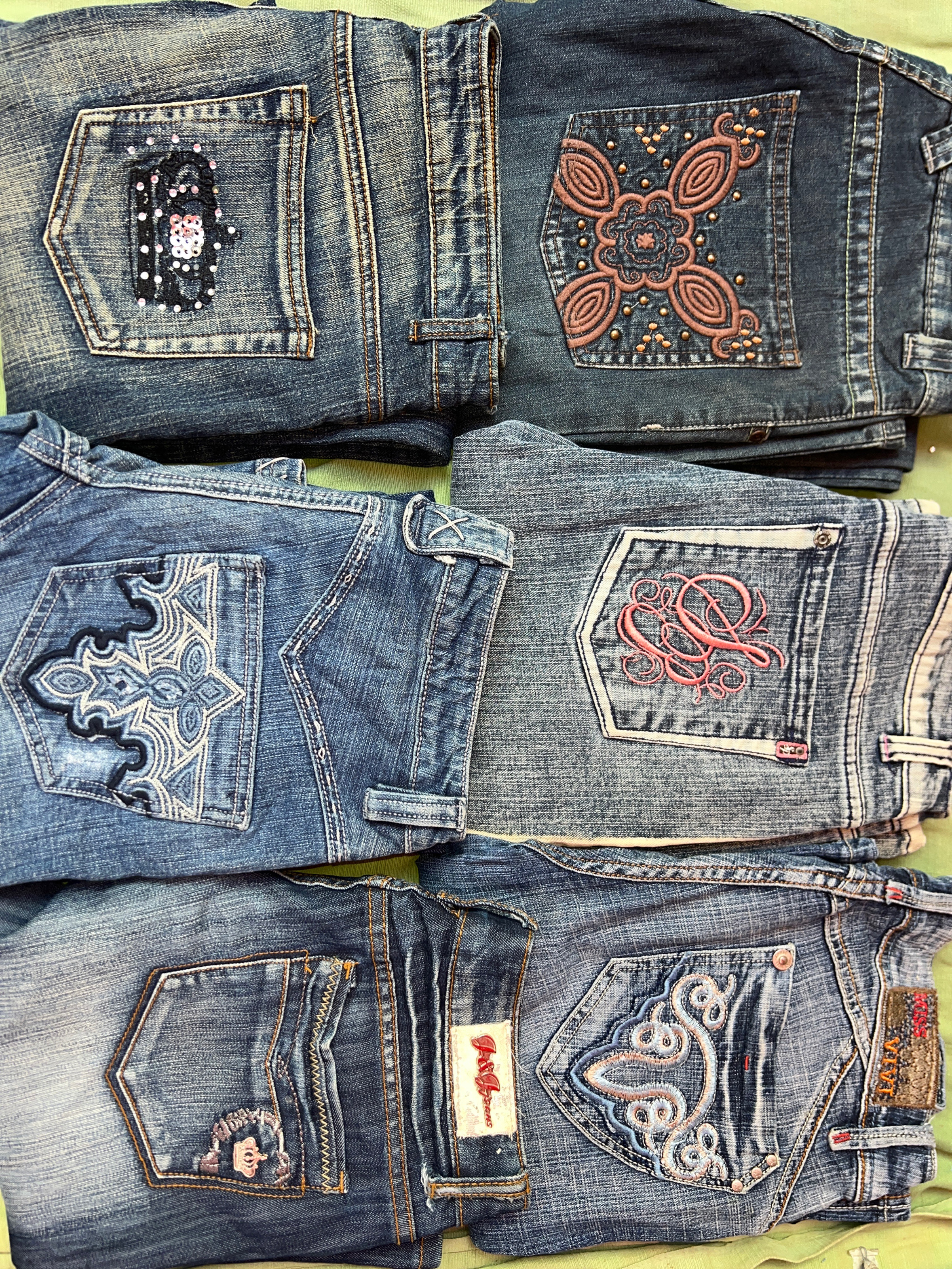 Jeans acampanados para mujeres y2k