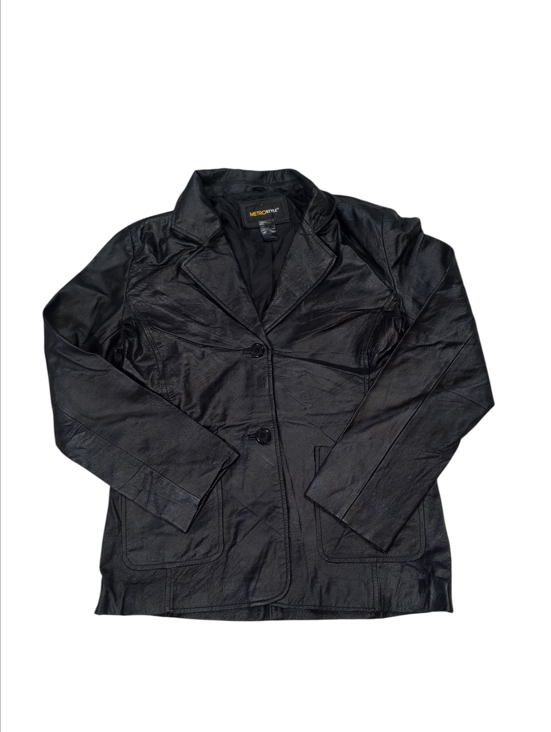 Md03 90s leather blazer jackets 5p 13/11/25