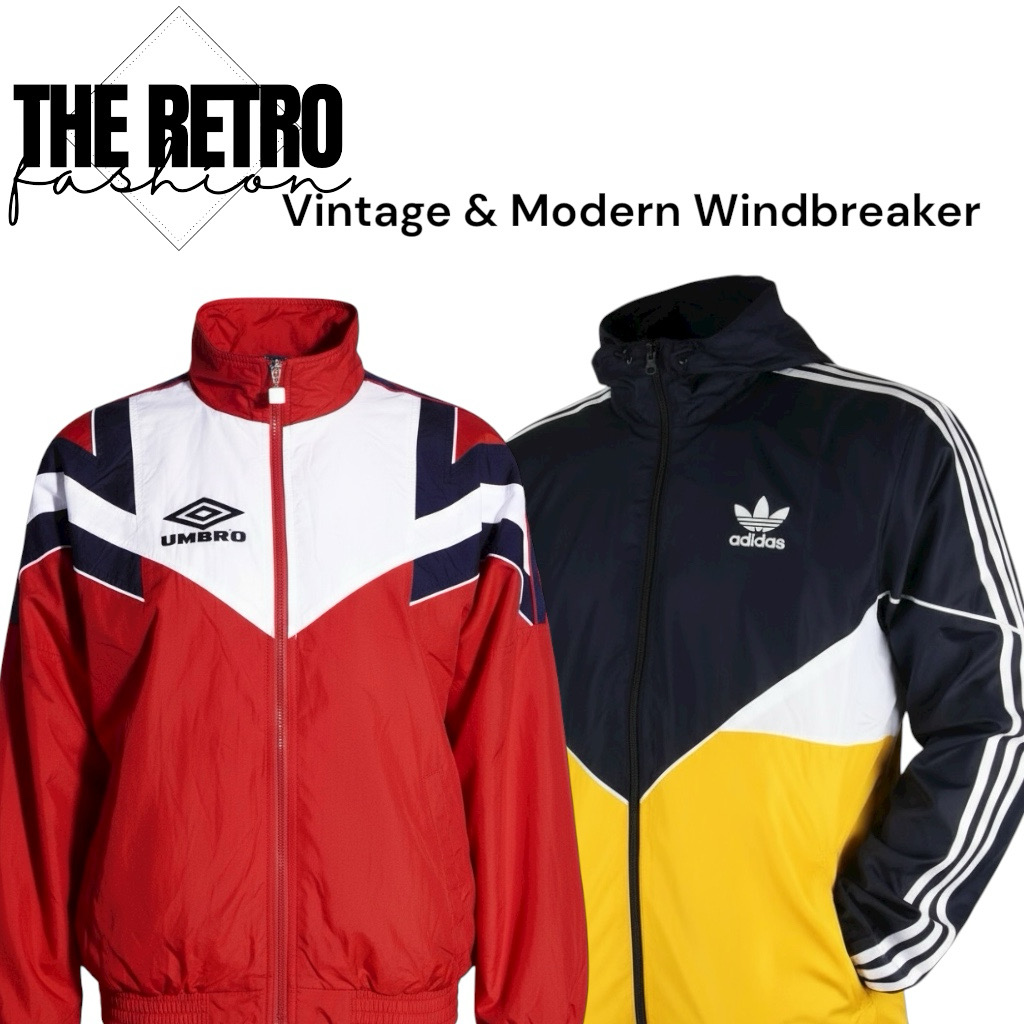 ビンテージ＆モダンウインドブレーカー