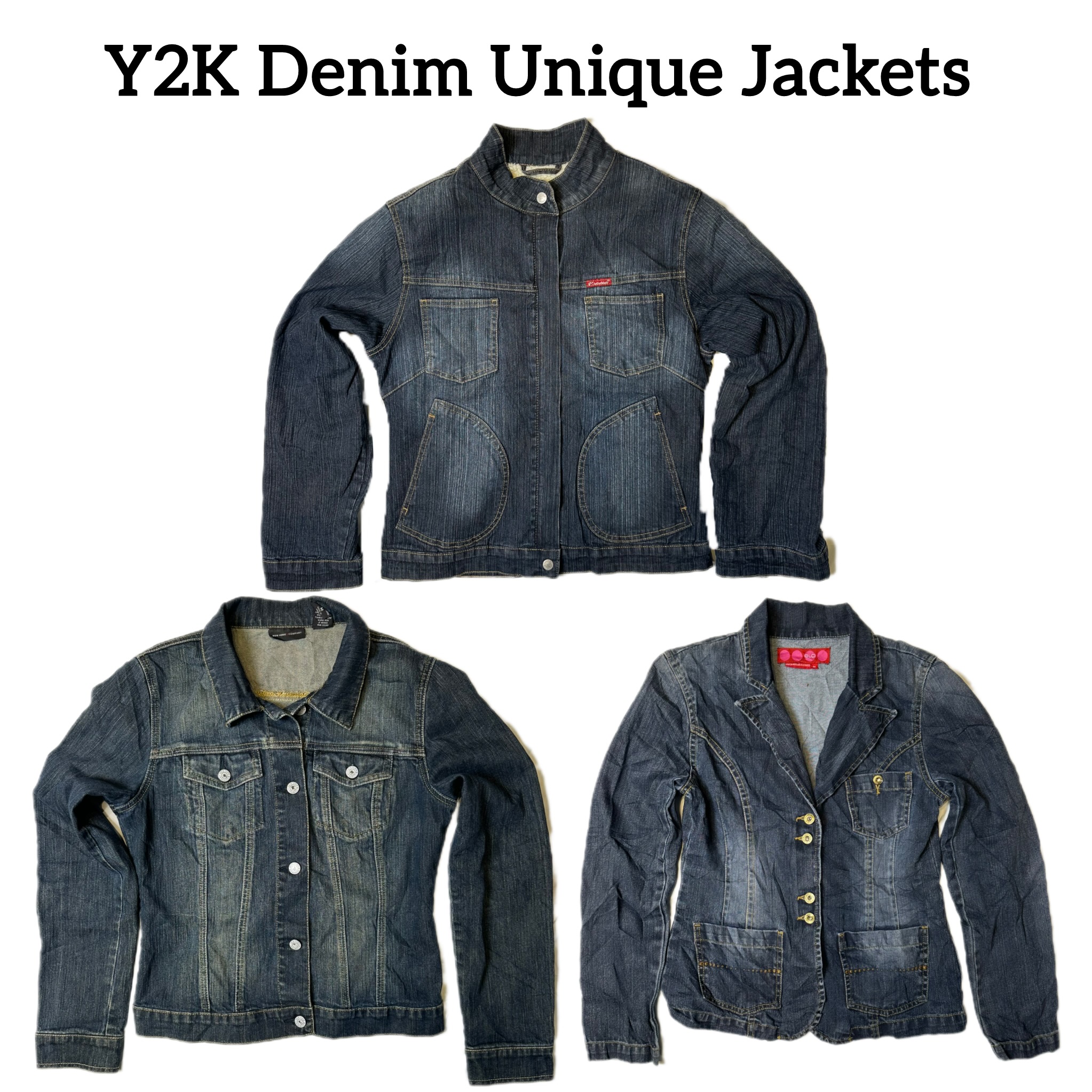 Jackets in denim unici Y2K (TVL-102)