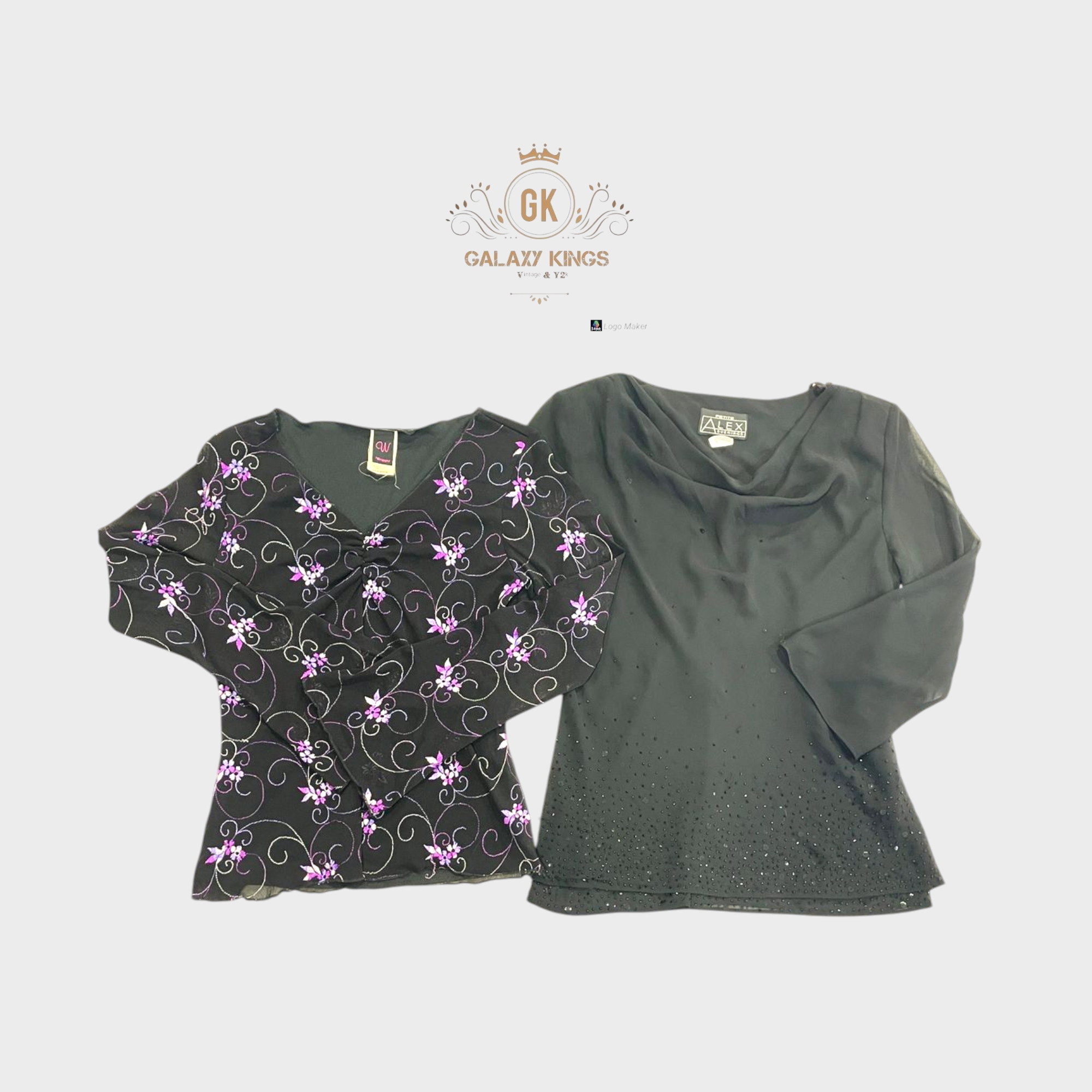 Blouses sexy gothiques Y2K