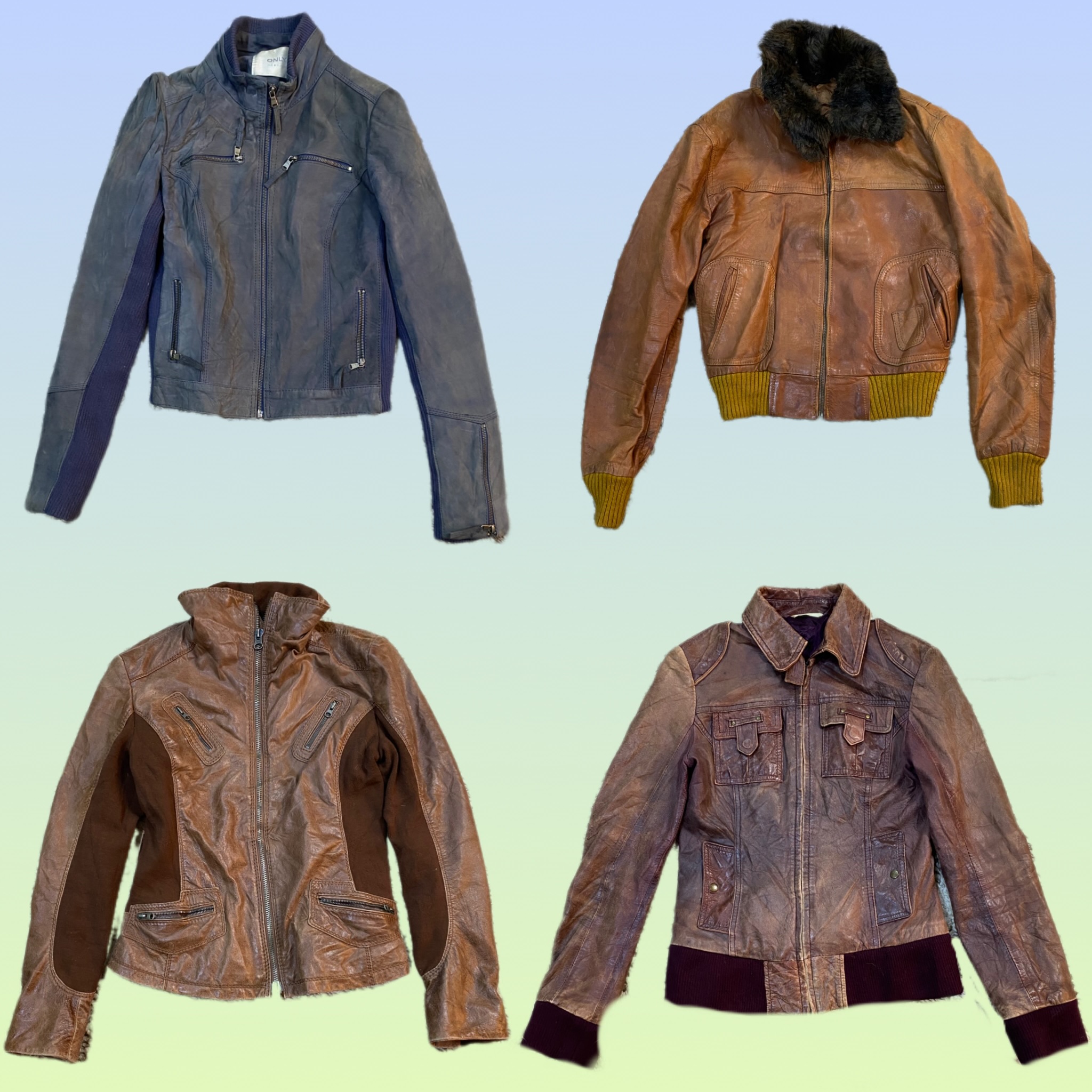 Veste en cuir Y2K Cool (TS-1464)