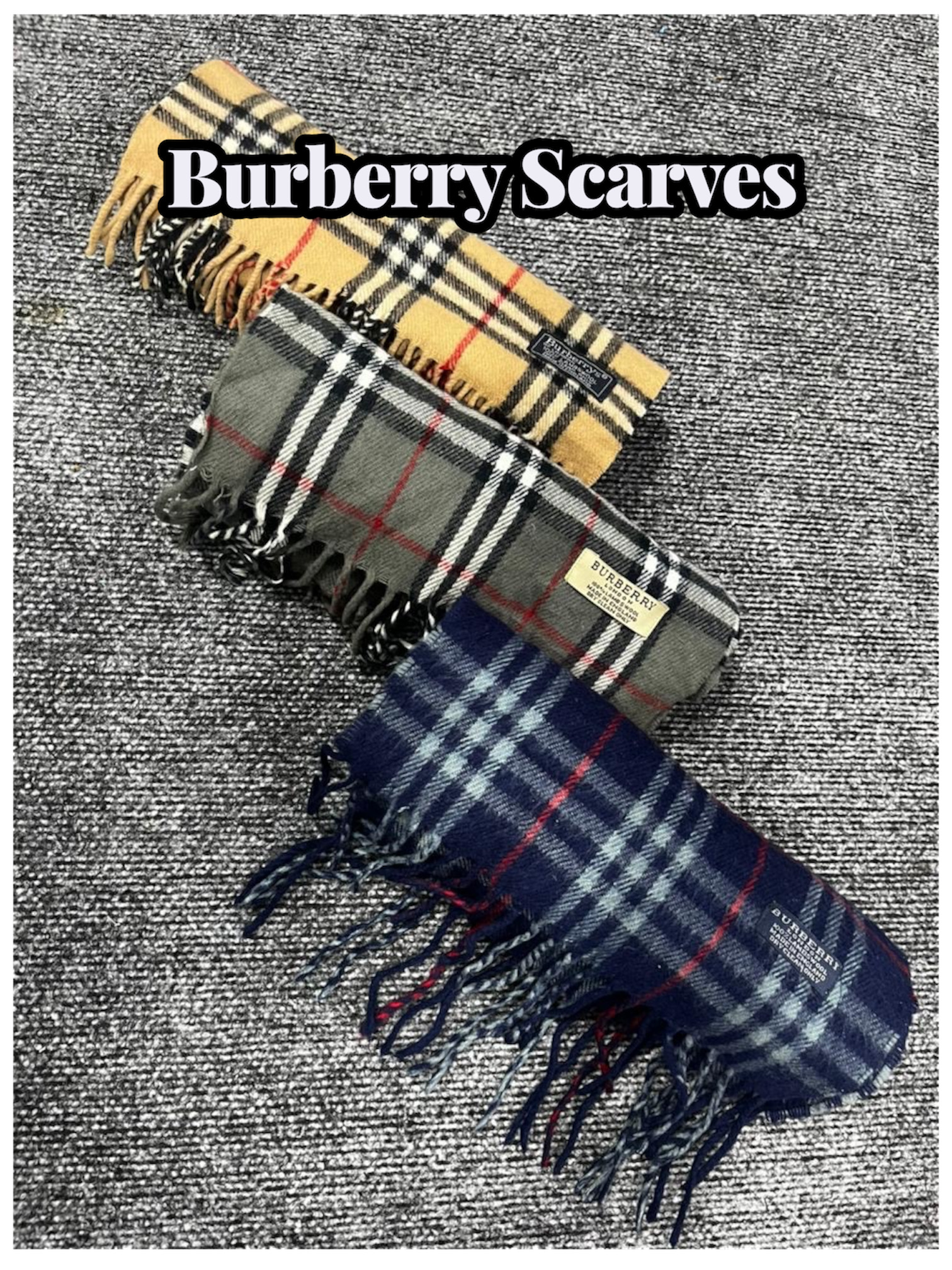 ヴィンテージ バーバリー スカーフ