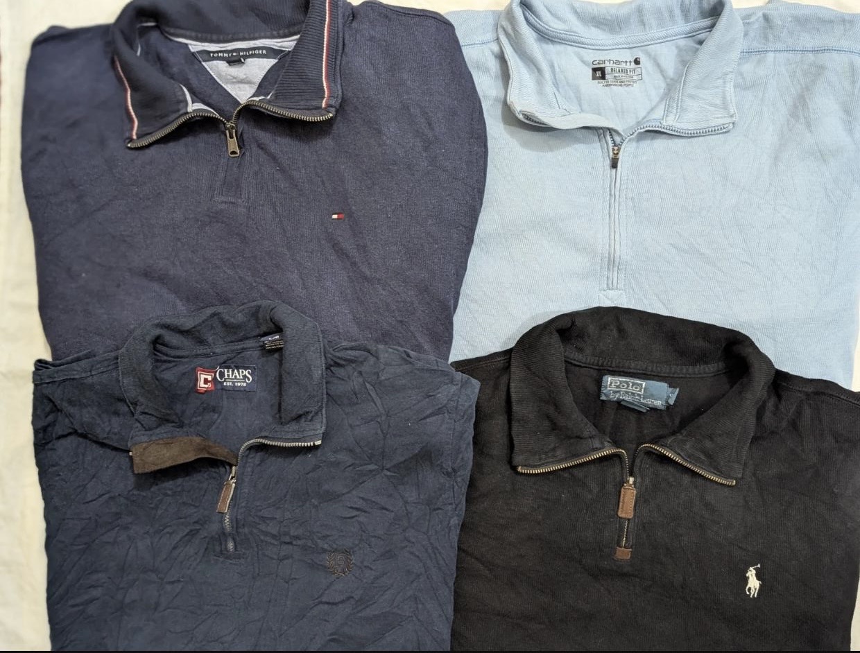 Mix Branded Qtr Zips