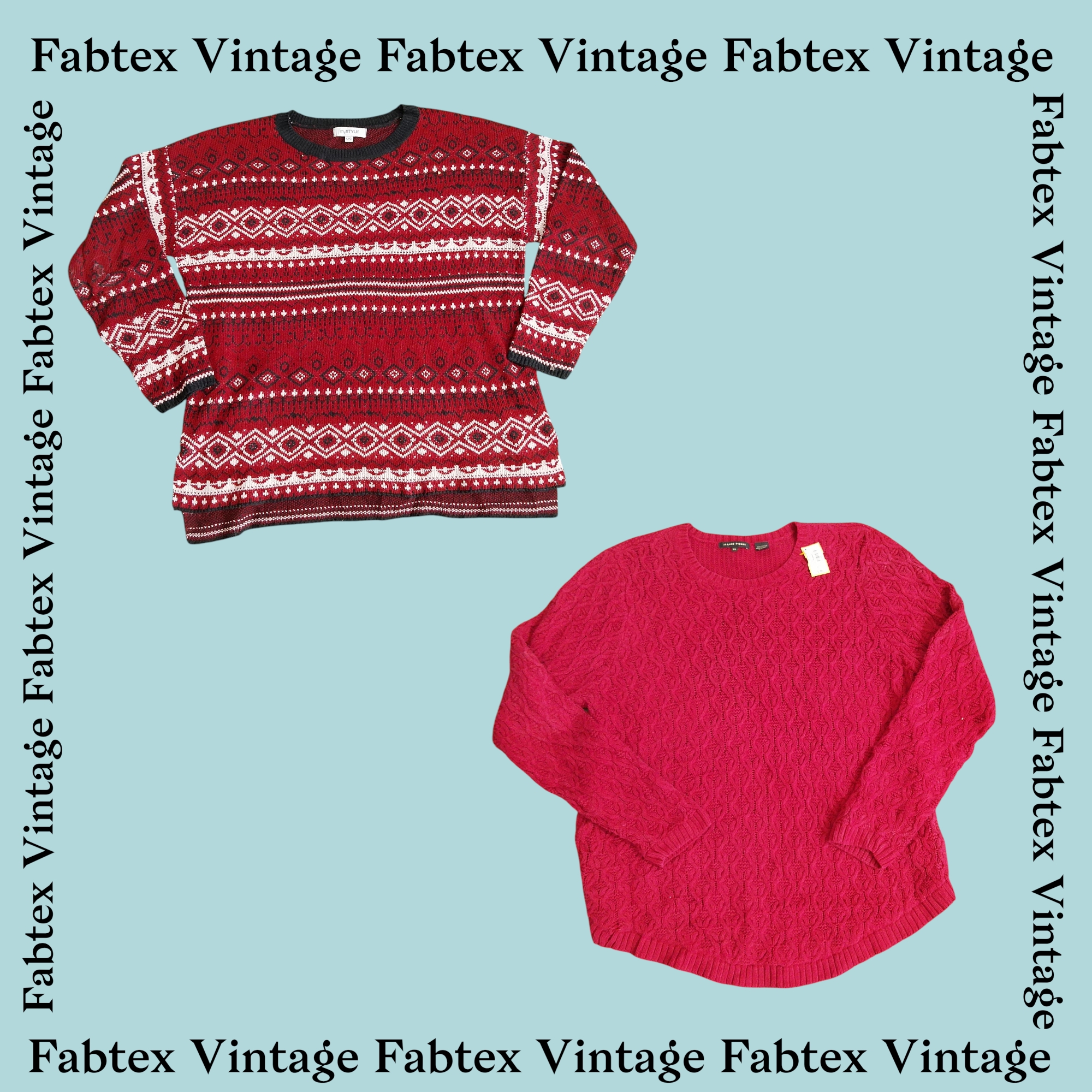 (FV-451) Y2K Gothic Knitwear-Sweater