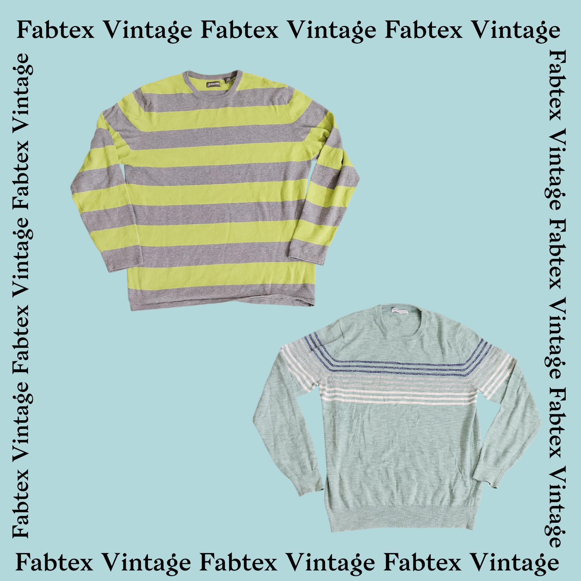 (FV-440) Printed Light Knitwear -Sweater