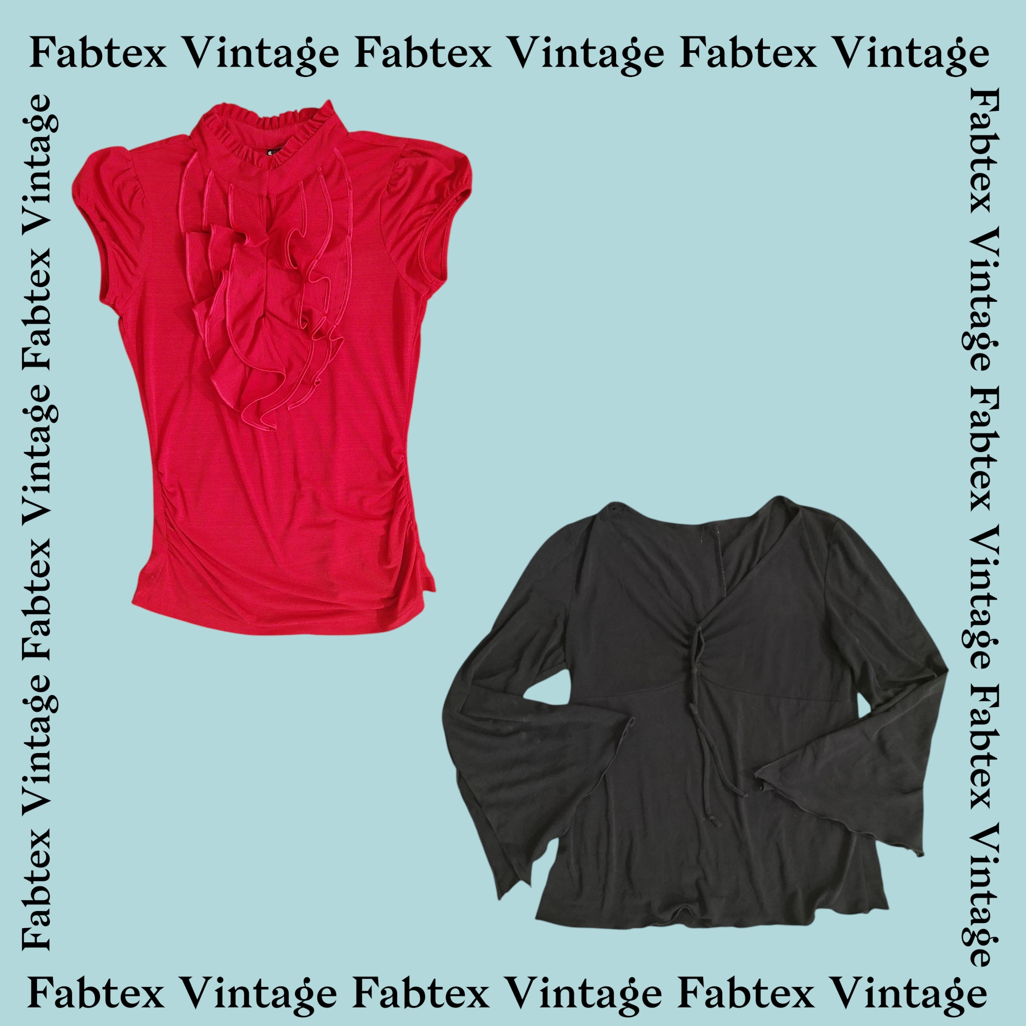 (FV-436) Y2K Gothic Tops