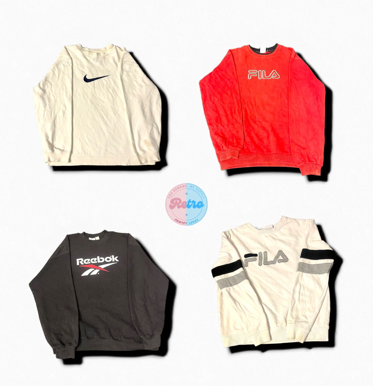 ビンテージ クルーネック スウェットシャツ (E)