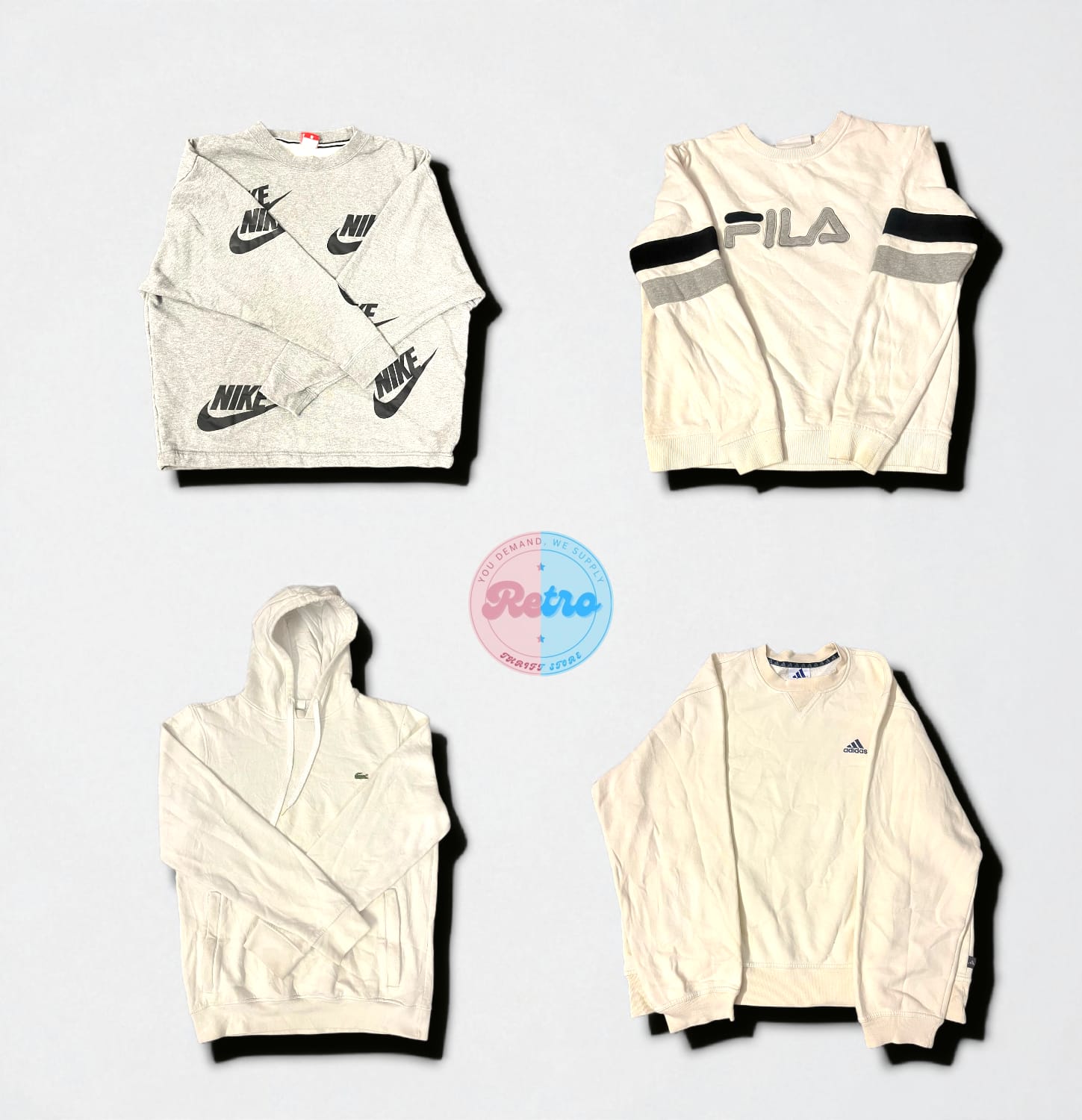 ヴィンテージ/スリフトされたスウェットシャツ (E)