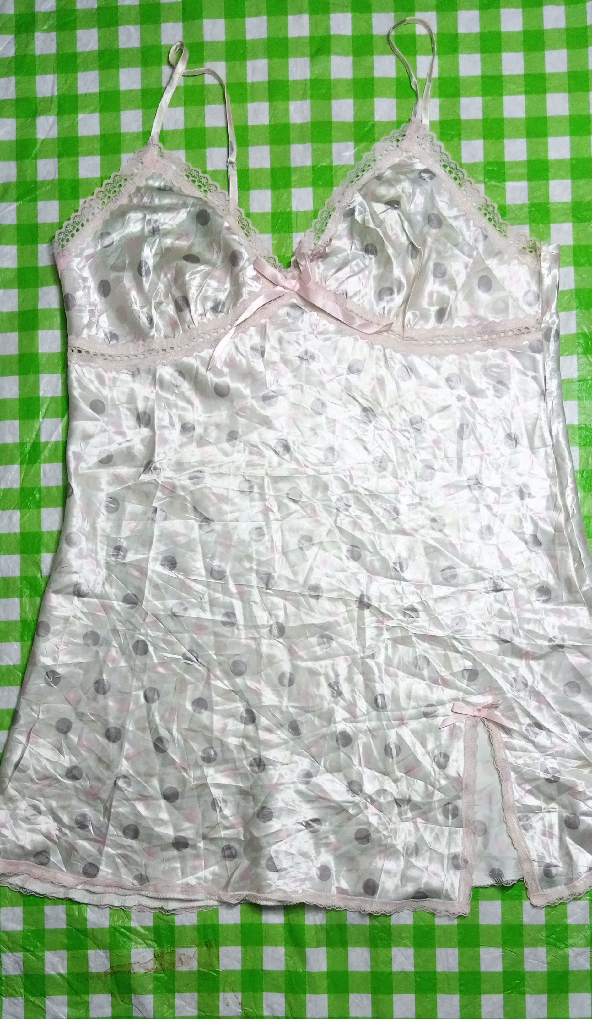 SR#025, Y2K Romantic Silk Midi Dress