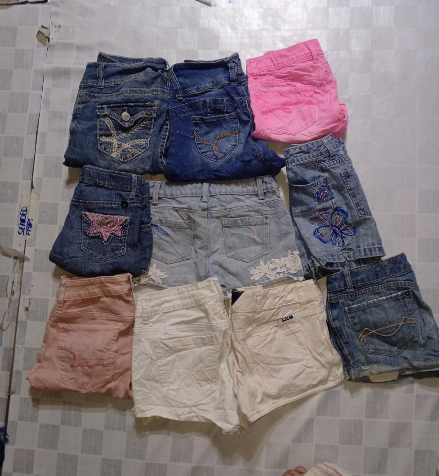 WALLFLOWER AND OTHER BRAND MINI MICRO SHORTS (ID 588)