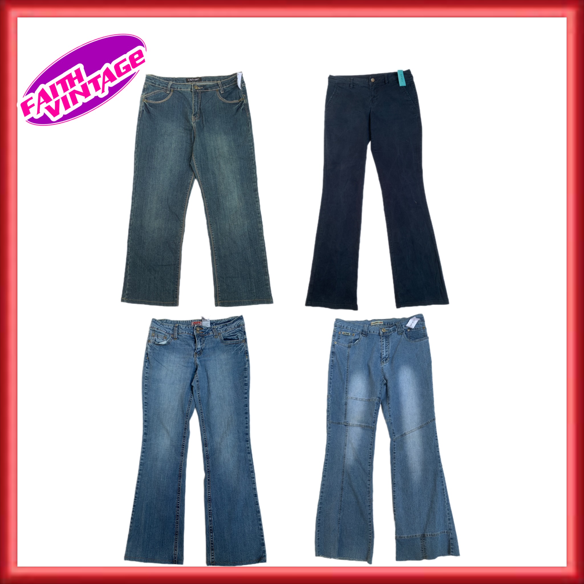 Y2K Pair Up Pants in gemischten Stilen (FV-067)