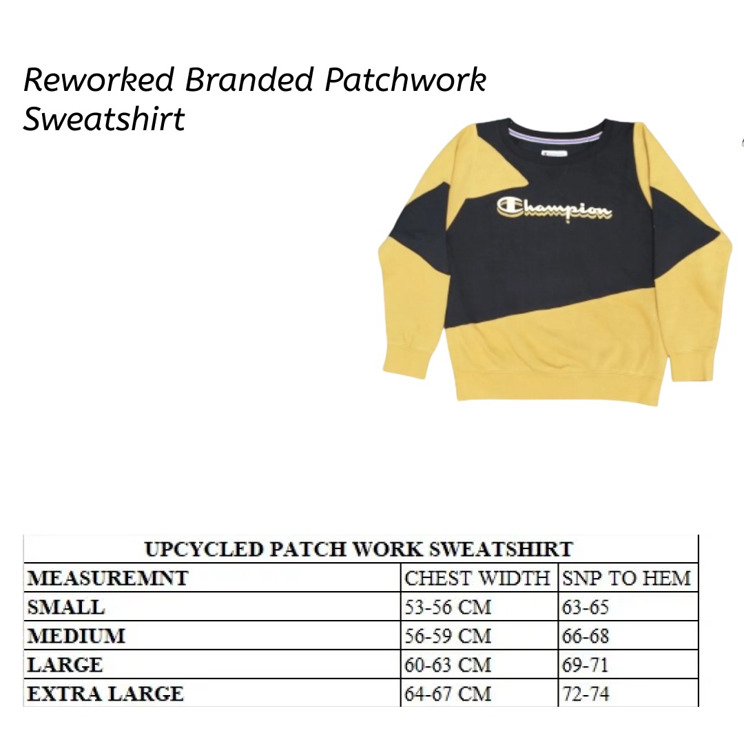 SS25 Sweatshirt en patchwork upcyclé