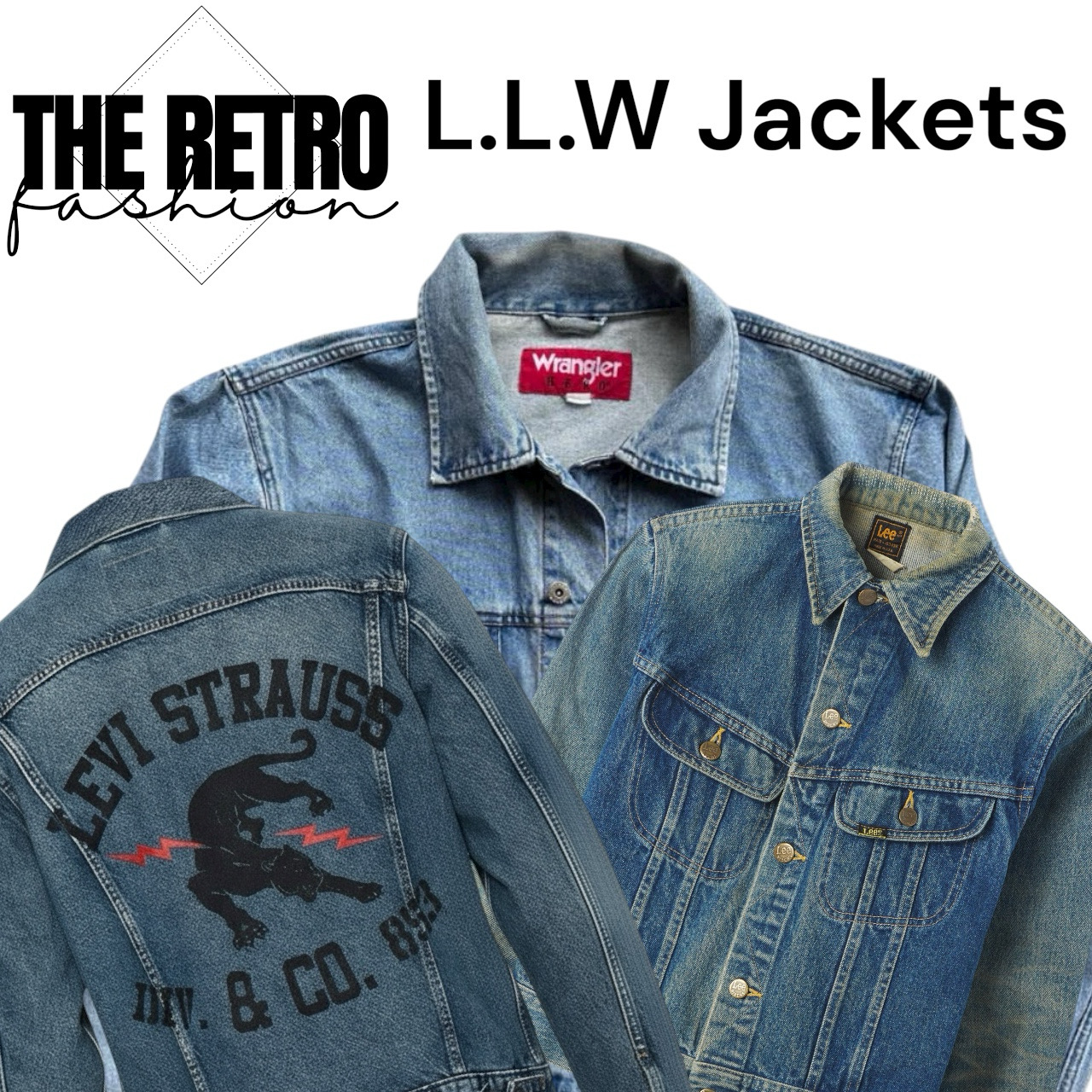 Lee Levis Wrangler Denim Jacket